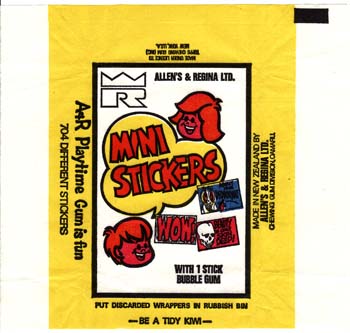 mini stickers 1970s