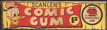 Scanlen's comic gum (side view)