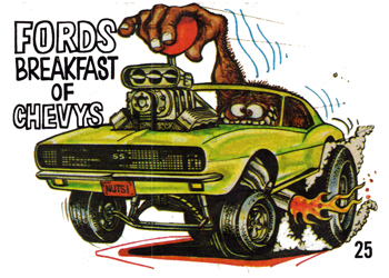 Odd Rods 25 Fords Breakfast of Chevys Clean